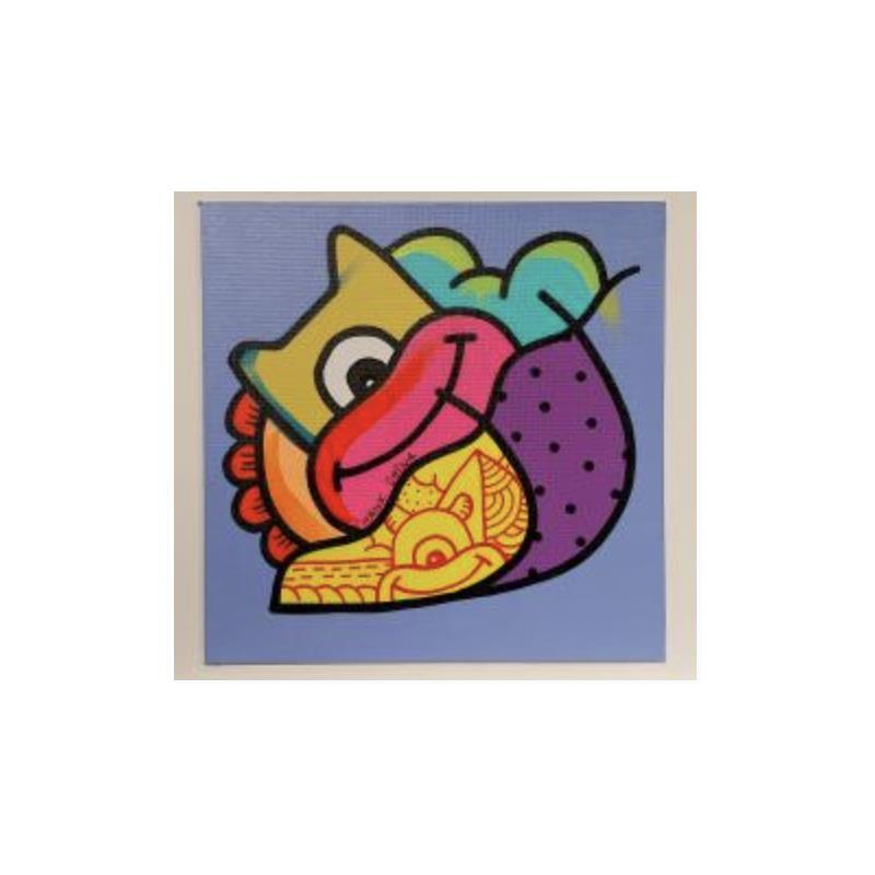 Painting Buko four by Hank China | Painting Pop-art Acrylic Posca