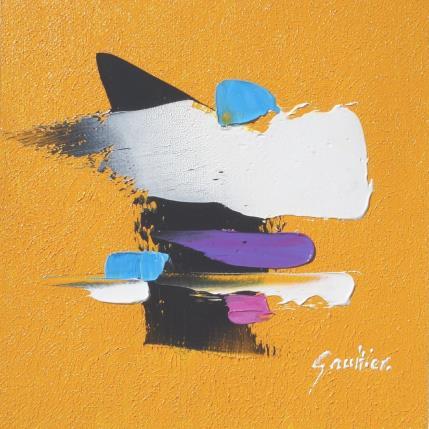 Painting Sunshine by Gaultier Dominique | Painting Abstract Oil Minimalist