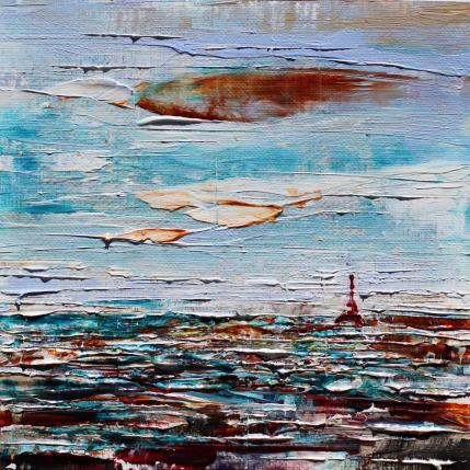 Peinture Paris le jour #2 par Reymond Pierre | Tableau Figuratif Huile Paysages, Urbain