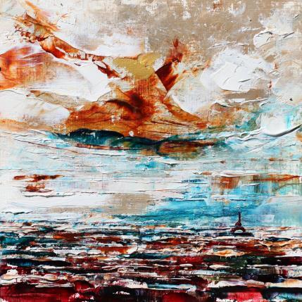 Peinture Paris le jour #1 par Reymond Pierre | Tableau Figuratif Huile Paysages, Urbain