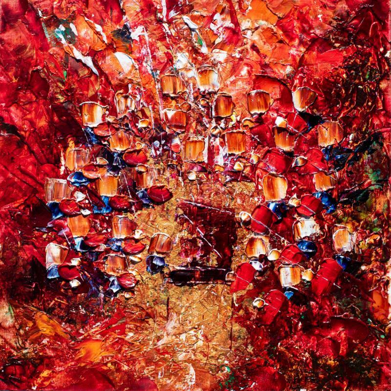 Peinture Concert baroque rouge #2 par Reymond Pierre | Tableau Figuratif Musique Huile