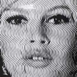 Painting Bardot lines  by Wawapod | Painting Pop-art Acrylic, Posca Pop icons, Portrait