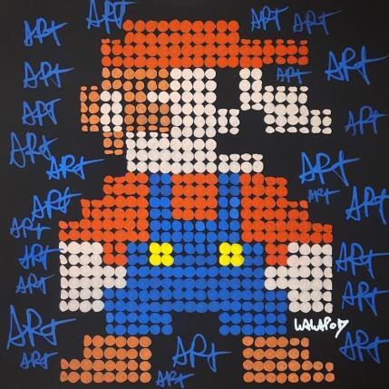 Peinture Mario art par Wawapod | Tableau Pop-art Acrylique, Posca Icones Pop