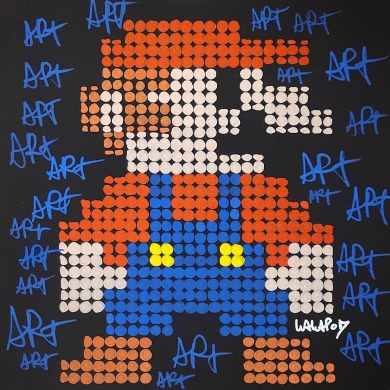 Peinture Mario art par Wawapod | Tableau Pop-art Icones Pop Acrylique Posca