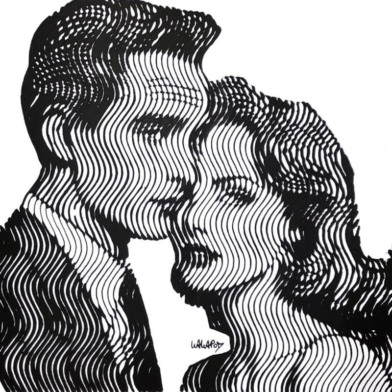 Painting Couple  by Wawapod | Painting Pop-art Pop icons Acrylic Posca