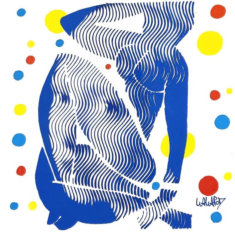 Painting Matisse Vermeer multicolore  by Wawapod | Painting Pop-art Pop icons Acrylic Posca