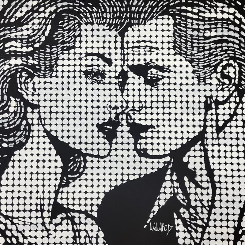 Pintura Couple noir et blanc  por Wawapod | Pintura Pop art Iconos pop Acrílico Posca