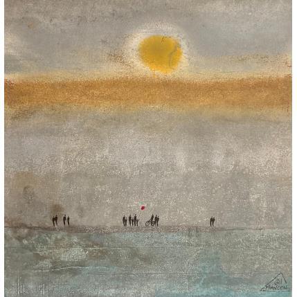 Painting Bérénice by Manconi Gil | Painting Subject matter Metal, Upcycling Landscapes, Pop icons