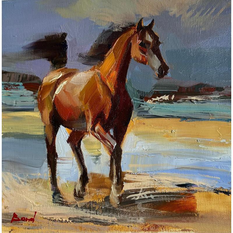 Peinture Horizon of Thoughts par Bond Tetiana | Tableau Figuratif Animaux Huile