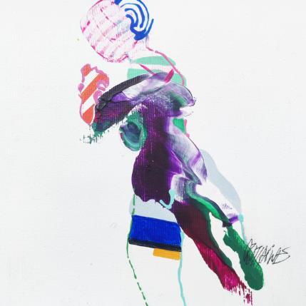 Peinture Play jogging par Cressanne | Tableau Figuratif Nu