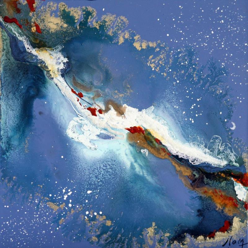 Painting C 2788 by Naen | Painting Abstract Acrylic Ink