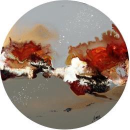 Painting C 2807 by Naen | Painting Abstract Acrylic, Ink