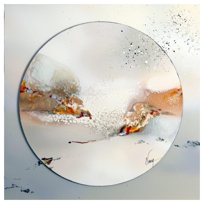 Peinture C2148 par Naen | Tableau Abstrait Acrylique Encre