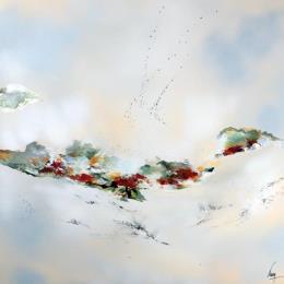 Peinture 787 par Naen | Tableau Abstrait Acrylique, Encre