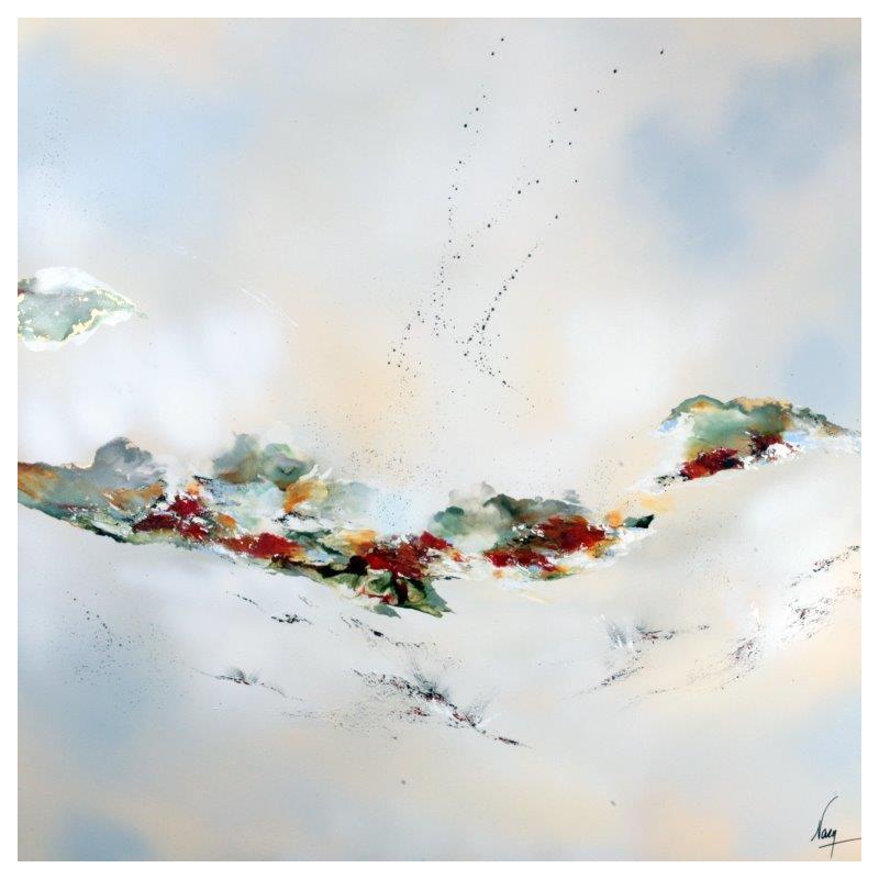 Painting 787 by Naen | Painting Abstract Acrylic Ink