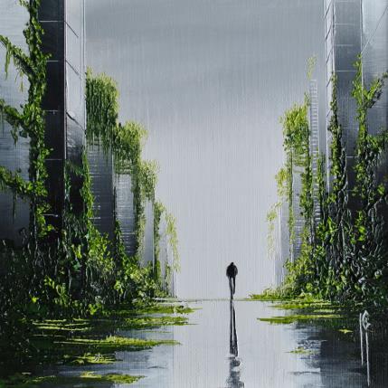 Peinture Fantaisie végétale par Galloro Maurizio | Tableau Figuratif Huile Urbain