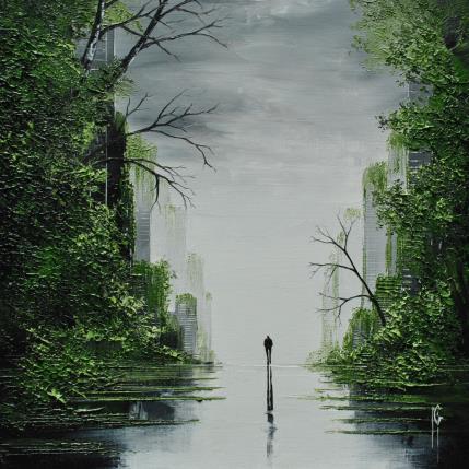 Peinture Habiter le monde par Galloro Maurizio | Tableau Figuratif Huile Urbain