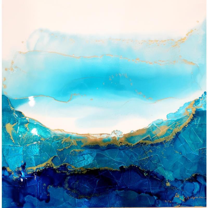 Painting Profondeur marine 1836 by Depaire Silvia | Painting Abstract Acrylic