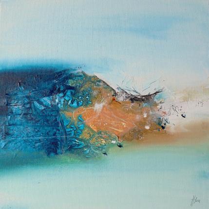 Peinture DANSER AVEC L'INATTENDU par Han | Tableau Abstrait Acrylique, Collage Nature