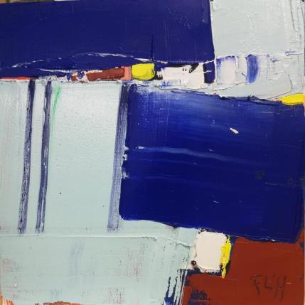 Painting le grand plongeon by L'huillier Françis | Painting Abstract Oil Landscapes, Pop icons