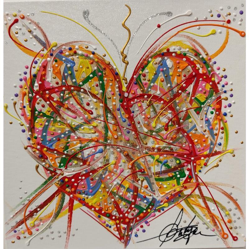 Painting Je te donne tout by Fonteyne David | Painting Figurative Pop icons Acrylic