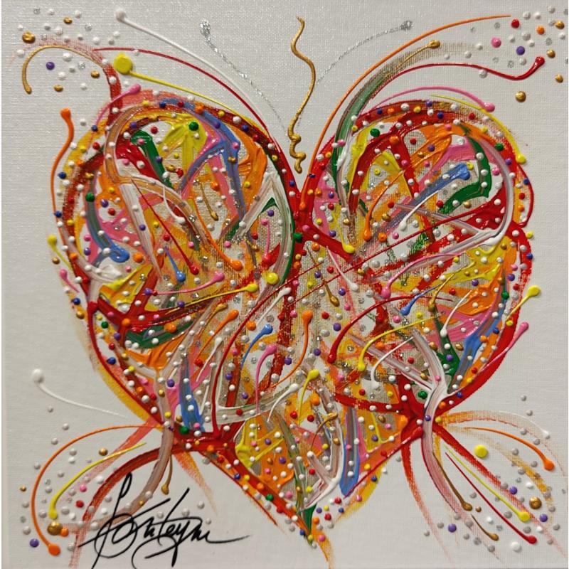 Painting En plein sur ton coeur by Fonteyne David | Painting Figurative Pop icons Acrylic