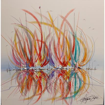 Painting Retraite en mer by Fonteyne David | Painting Figurative Acrylic Marine