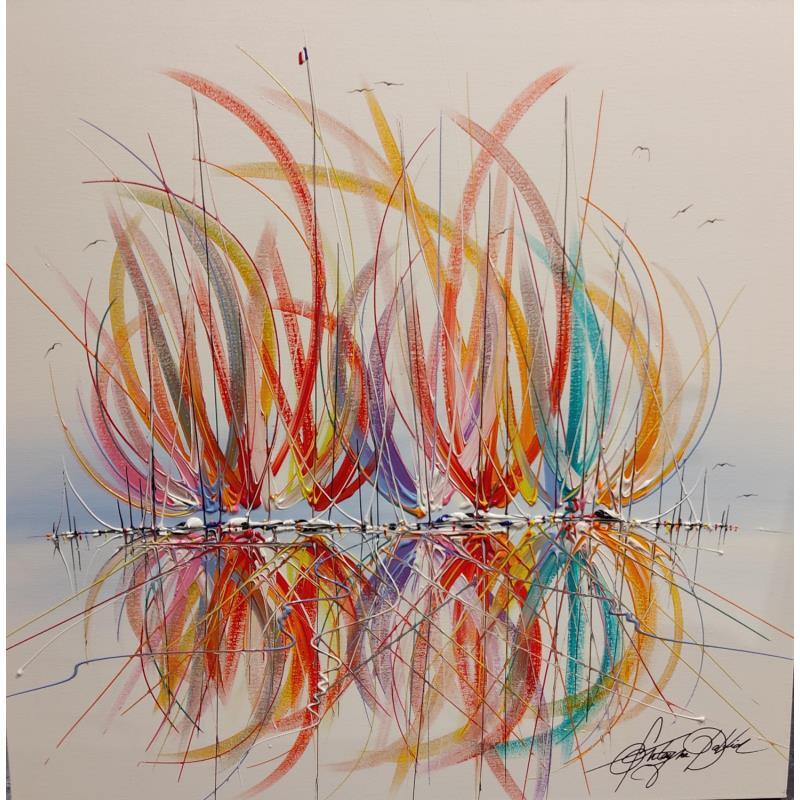 Painting Retraite en mer by Fonteyne David | Painting Figurative Marine Acrylic