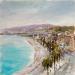 Painting la promenade des anglais by Poumelin Richard | Painting Figurative Marine Oil Acrylic