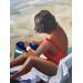 Painting F3 le maillot de bain rouge by Alice Roy | Painting Figurative Nature Life style Acrylic