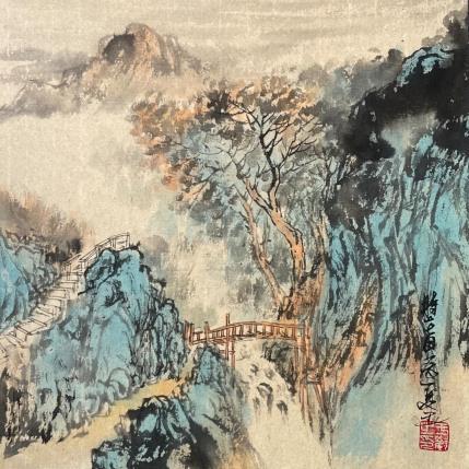 Gemälde View von Yu Huan Huan | Gemälde Figurativ Tinte Landschaften