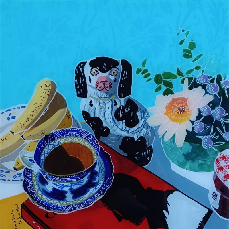 Peinture A Antibes, la lumière était si forte par Auriol Philippe | Tableau Figuratif Natures mortes Plexiglas Acrylique Posca