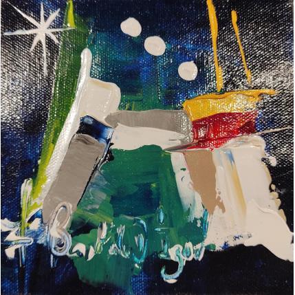 Peinture Petite régate  par Bastide d´Izard Armelle | Tableau Abstrait Acrylique Marine, Sport