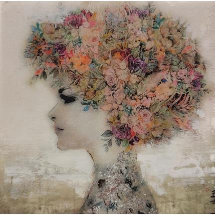 Painting perfil de vero by Bofill Laura | Painting Figurative Acrylic, Resin Pop icons, Portrait