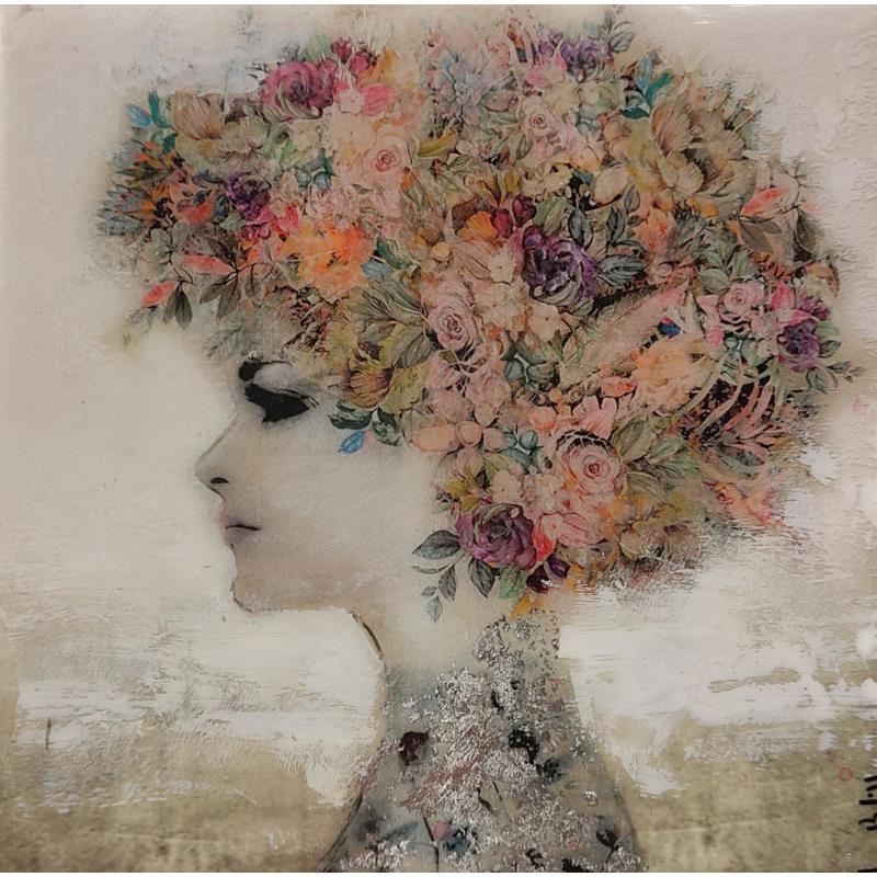 Painting perfil de vero by Bofill Laura | Painting Figurative Portrait Acrylic Resin