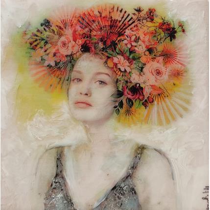 Painting primaveral by Bofill Laura | Painting Figurative Acrylic, Resin Pop icons, Portrait