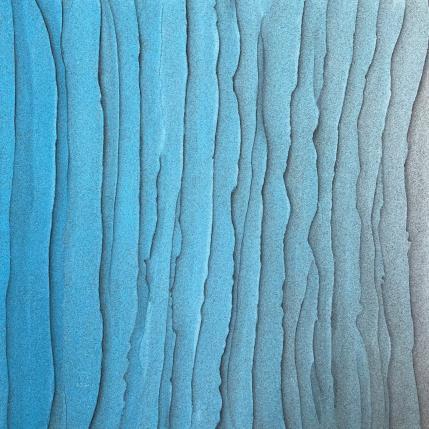 Gemälde Carré Détente 2 von CMalou | Gemälde Materialismus Sand Minimalistisch