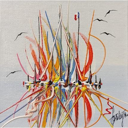 Painting Haut les Vents by Fonteyne David | Painting Figurative Acrylic Marine