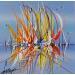 Painting Pulsion de couleurs en mer by Fonteyne David | Painting Figurative Marine Acrylic