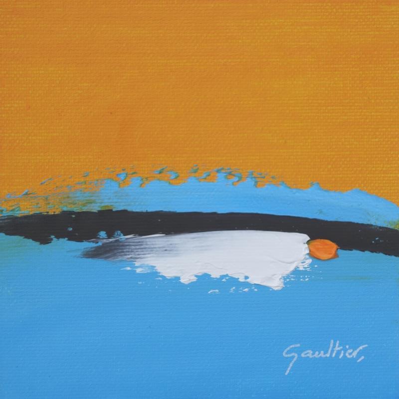Painting Bord de mer by Gaultier Dominique | Painting Abstract Marine Oil