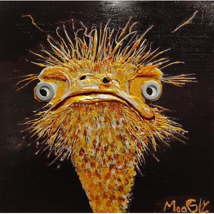 Peinture perfectionnistus par Moogly | Tableau Art Singulier Acrylique, Pigments, Résine Animaux