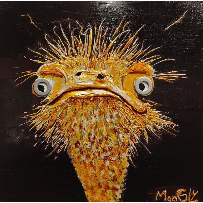 Peinture perfectionnistus par Moogly | Tableau Art Singulier Animaux Acrylique Résine Pigments