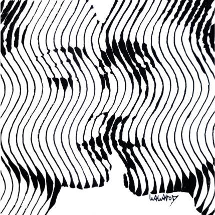 Peinture Mini baiser 2 par Wawapod | Tableau Pop-art Acrylique, Posca Icones Pop