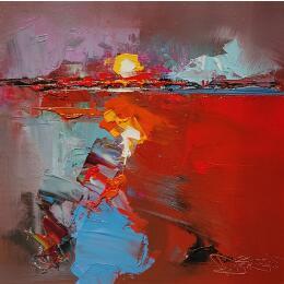 Peinture 32 - Abstract par Castan Daniel | Tableau Figuratif Huile