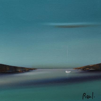 Painting Instant d'émotion 64 by Roussel Marie-Ange et Fanny | Painting Figurative Oil Marine, Minimalist, Pop icons