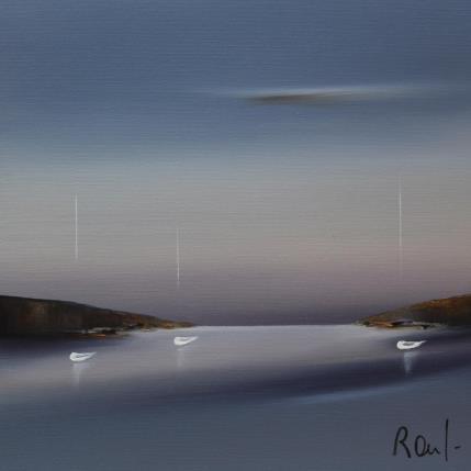 Painting Emotions marines 64 by Roussel Marie-Ange et Fanny | Painting Figurative Oil Marine, Minimalist, Pop icons