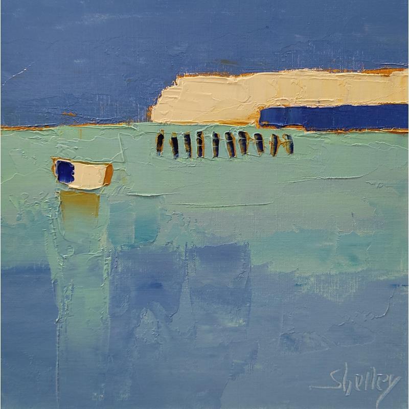 Gemälde Océan von Shelley | Gemälde Abstrakt Öl