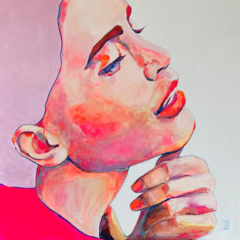 Painting Doucenvie by Coco | Painting Figurative Portrait Acrylic