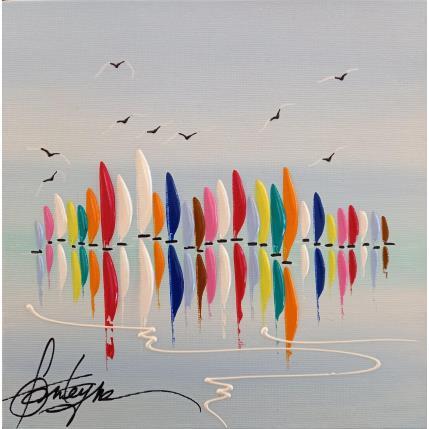 Peinture Romance en couleurs par Fonteyne David | Tableau Figuratif Acrylique Marine