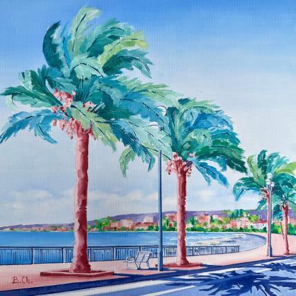 Painting Immensité by Chassagnette Béatrice | Painting Figurative Oil Landscapes